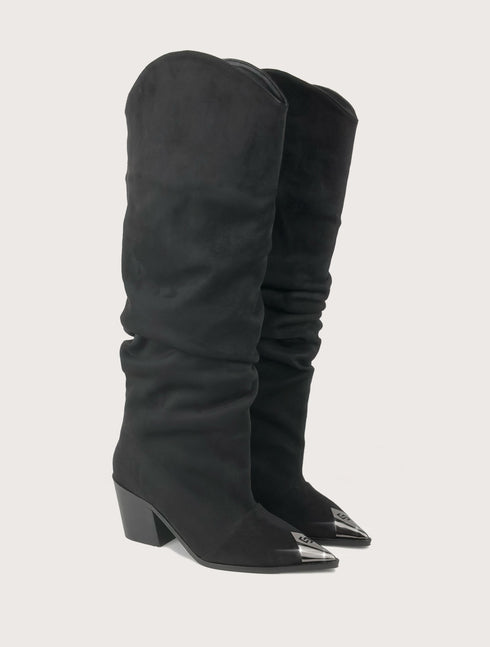 MATRIX SÜET SİYAH XL KALIP ÇİZME 🖤